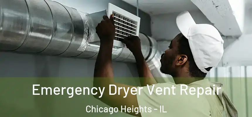 Emergency Dryer Vent Repair Chicago Heights - IL